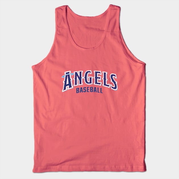 Angels Baseball – blue Tank Top by SHAngelsShop